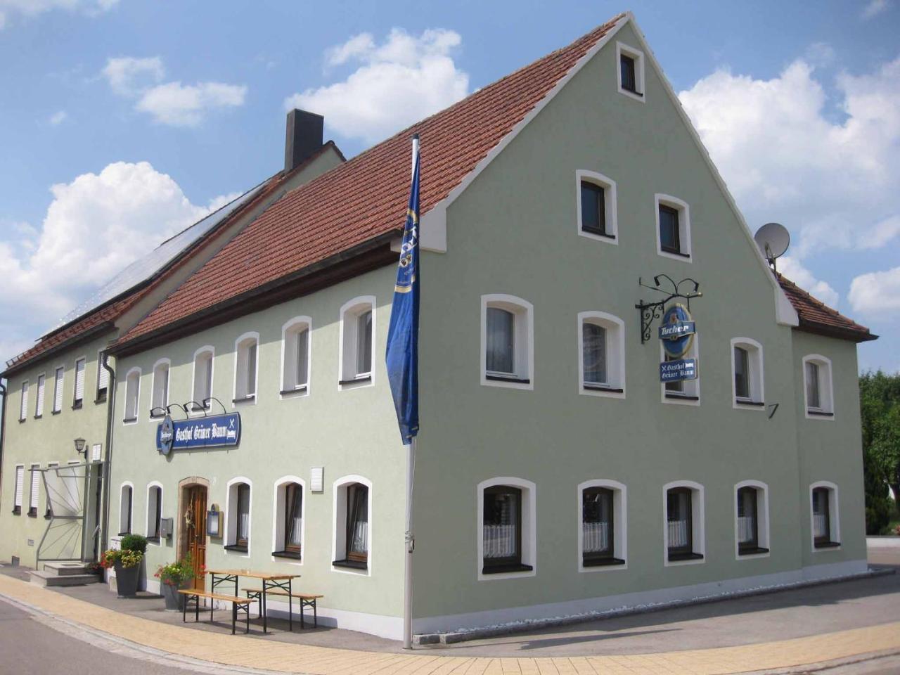 Gasthof Gruener Baum Oberlangfurth Eksteriør bilde